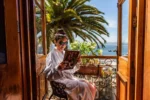 Balcón con Vistas al Mar de la Habitación Doble Deluxe Gervasoni Hotel Boutique Valparaíso