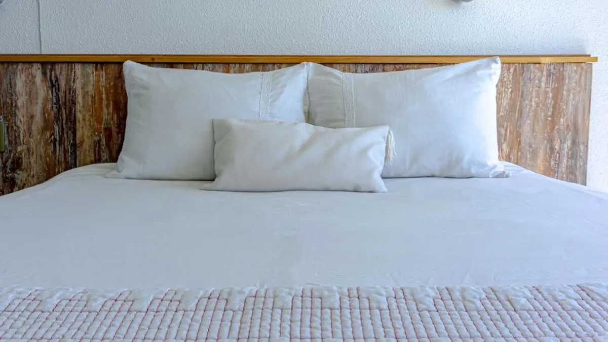 Cama de la Grande Suite Dei Templi Apart Hotel Viña del Mar