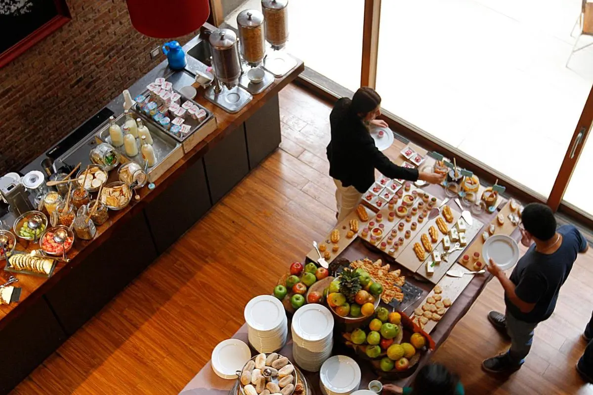 Desayuno del Hotel NOI Vitacura Santiago Desayuno del Hotel NOI Vitacura Santiago