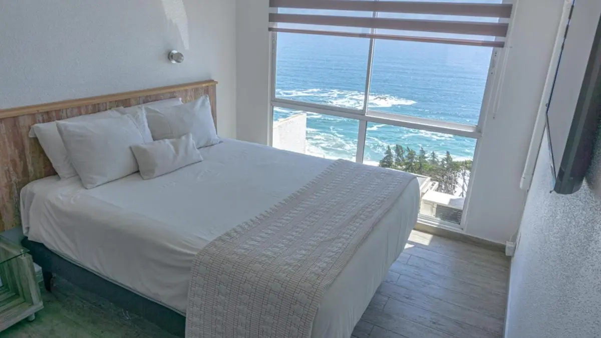 Dei Templi Apart Hotel Viña del Mar con hidromasaje en la habitación Dei Templi Apart Hotel Viña del Mar con hidromasaje en la habitación