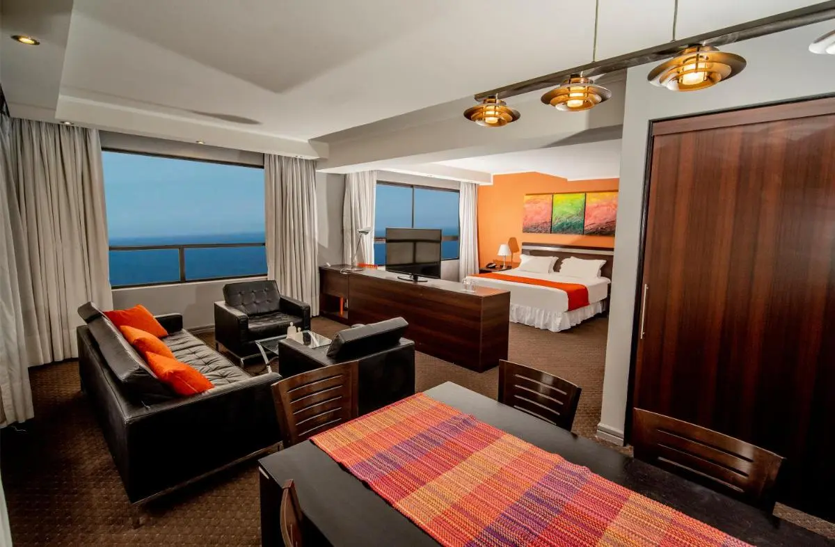 Hotel Gran Cavancha Suite Iquique con hidromasaje en la habitación Hotel Gran Cavancha Suite Iquique con hidromasaje en la habitación